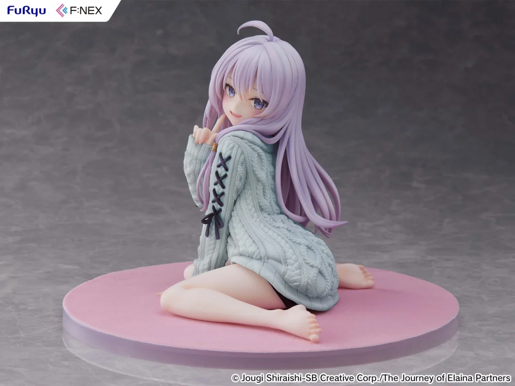 Wandering Witch - Scale Figure - Elaina (knit ver.) (Repaint Blue)