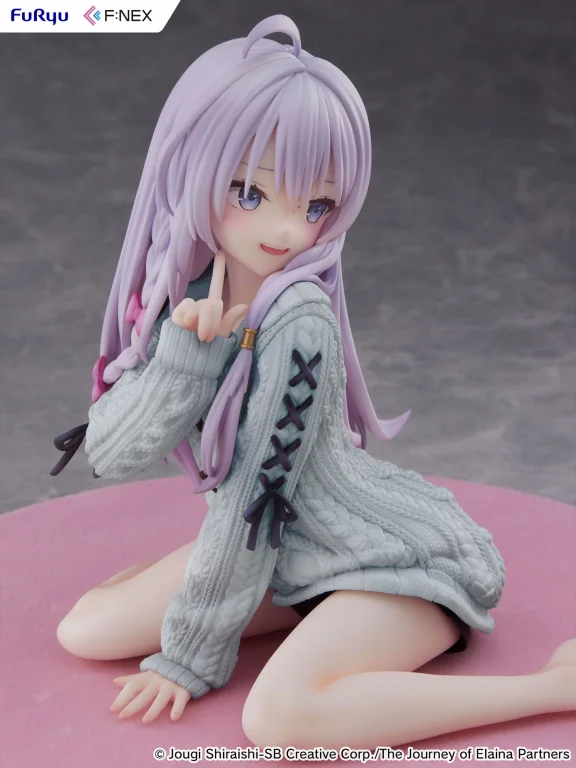 Wandering Witch - Scale Figure - Elaina (knit ver.) (Repaint Blue)