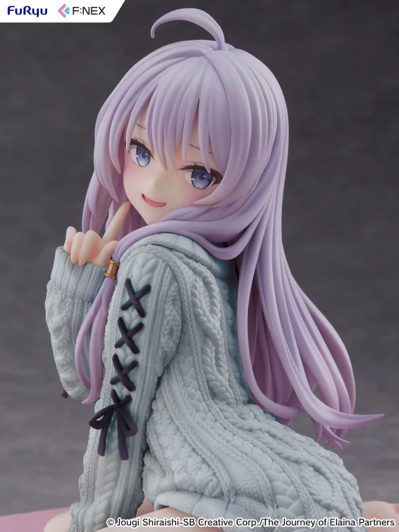 Wandering Witch - Scale Figure - Elaina (knit ver.) (Repaint Blue)