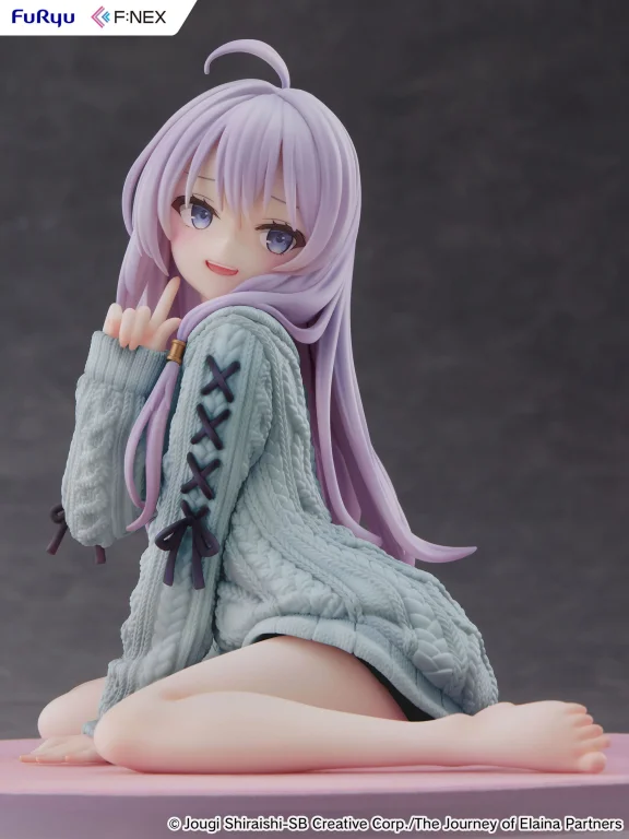 Wandering Witch - Scale Figure - Elaina (knit ver.) (Repaint Blue)