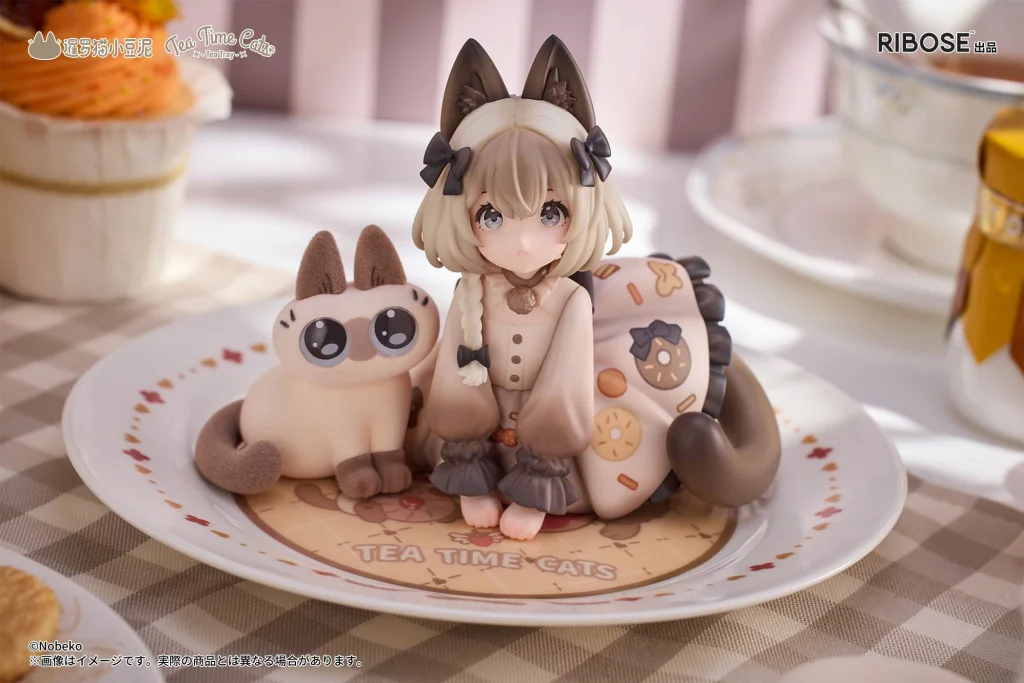 Decorated Life Collection Series - Tea Time Cats - Siamese Cat & Azuki-san (Friendship Collaboration Exclusive Set)