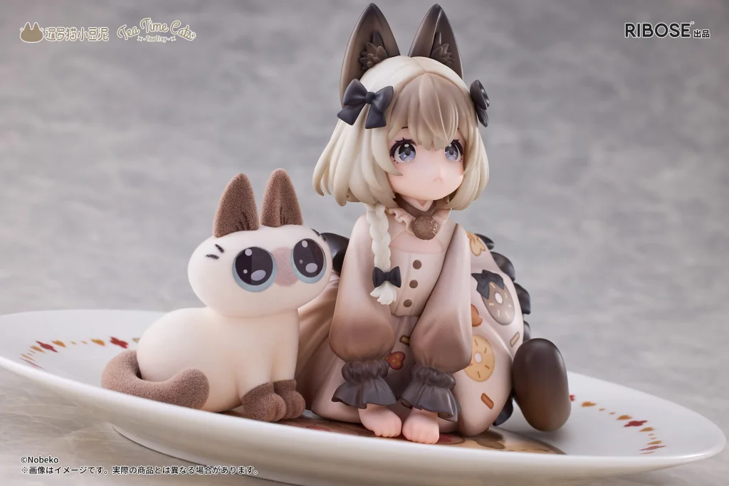 Decorated Life Collection Series - Tea Time Cats - Siamese Cat & Azuki-san (Friendship Collaboration Exclusive Set)