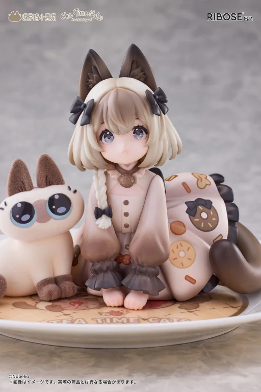 Decorated Life Collection Series - Tea Time Cats - Siamese Cat & Azuki-san (Friendship Collaboration Exclusive Set)