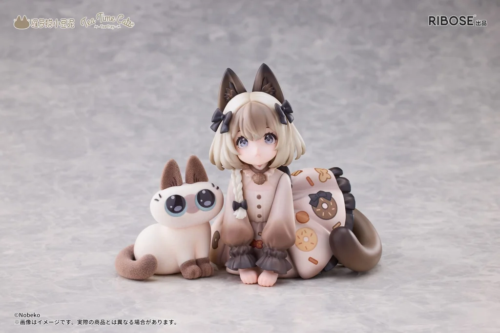 Decorated Life Collection Series - Tea Time Cats - Siamese Cat & Azuki-san (Friendship Collaboration Exclusive Set)