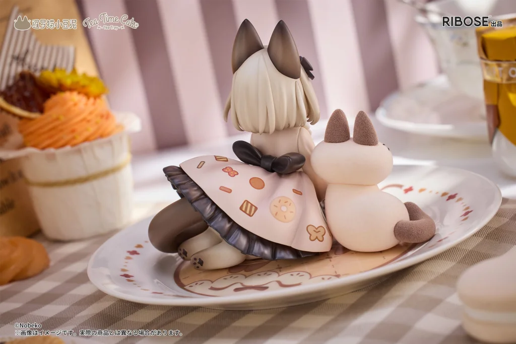 Decorated Life Collection Series - Tea Time Cats - Siamese Cat & Azuki-san (Friendship Collaboration Exclusive Set)