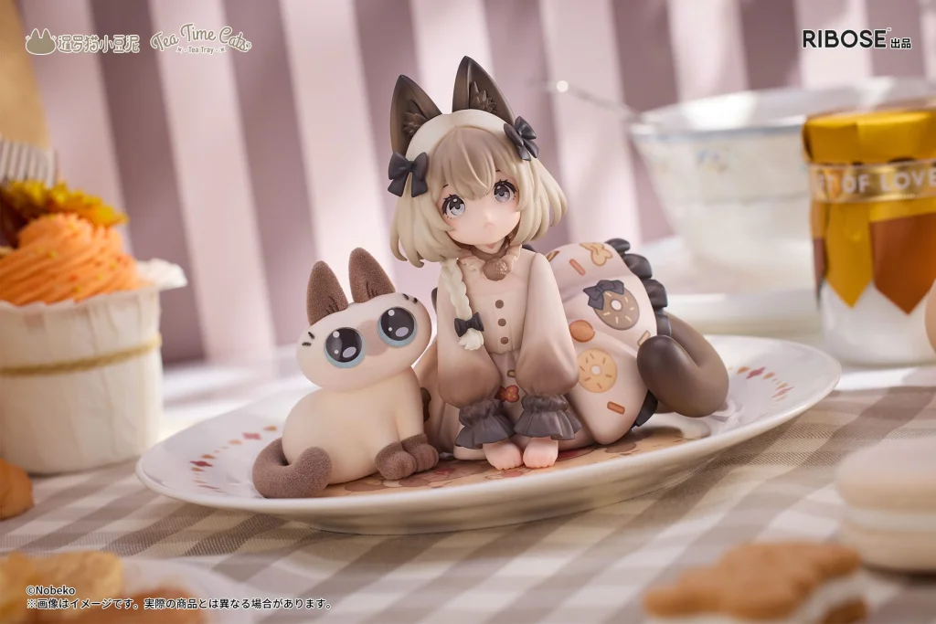 Decorated Life Collection Series - Tea Time Cats - Siamese Cat & Azuki-san (Friendship Collaboration Exclusive Set)