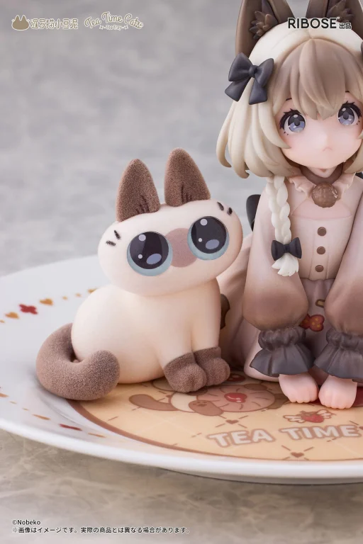 Decorated Life Collection Series - Tea Time Cats - Siamese Cat & Azuki-san (Friendship Collaboration Exclusive Set)