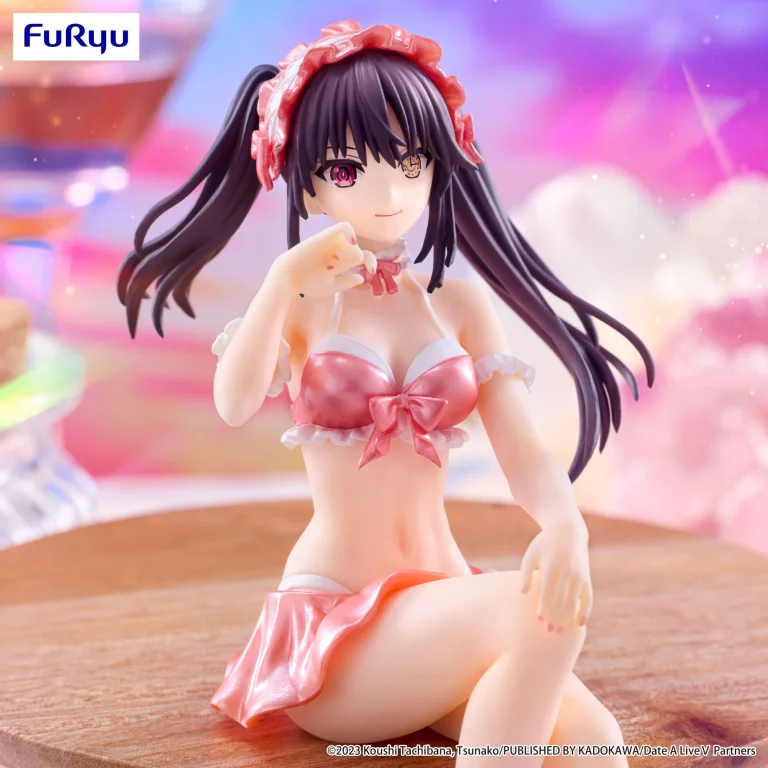 Date A Live - Noodle Stopper Figure - Kurumi Tokisaki (Swimsuit Pastel Red Color Ver.)