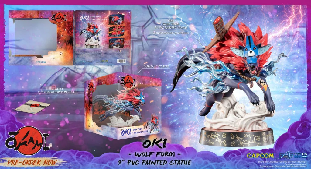 Okami - Non-Scale Figure - Oki (Wolf Form)