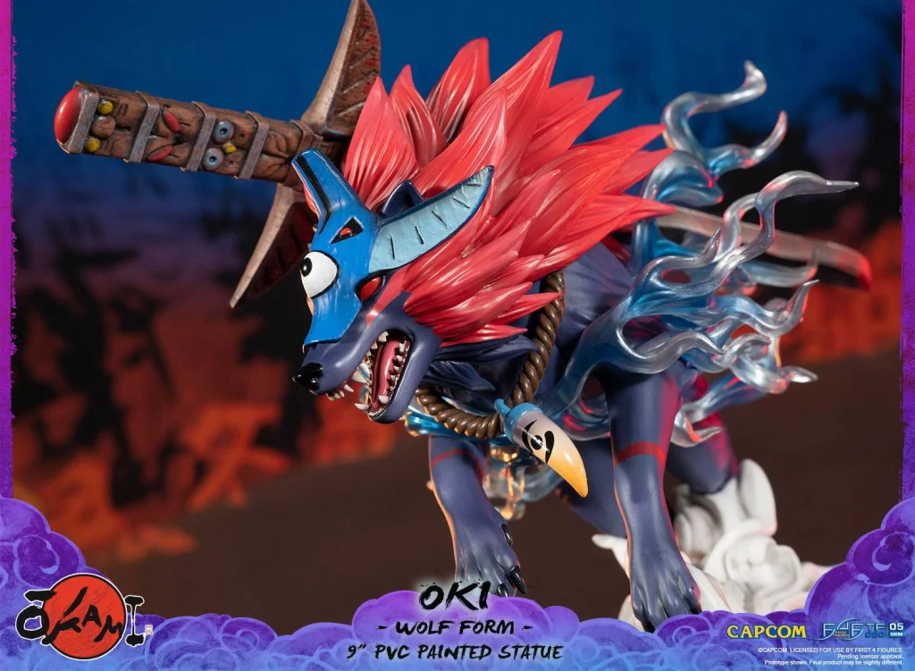Okami - Non-Scale Figure - Oki (Wolf Form)