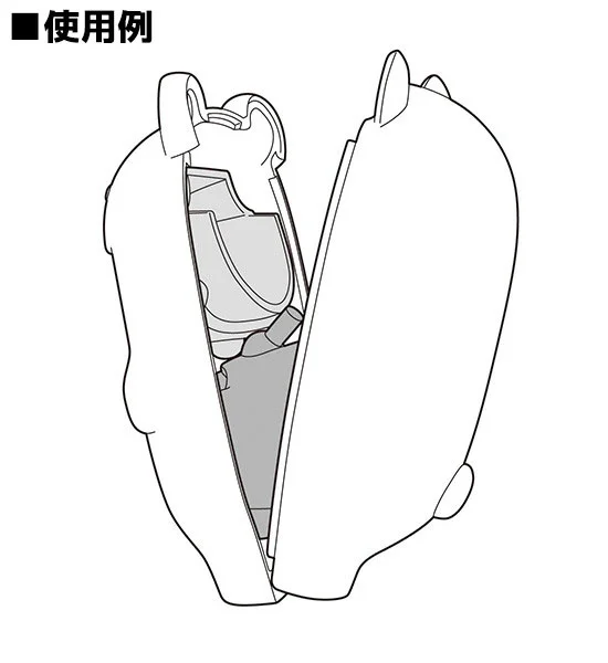 Nendoroid More - Nendoroid Zubehör - Face Parts Case (Shark)