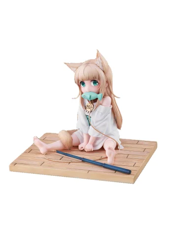 Produktbild zu My Cat is a Kawaii Girl - Scale Figure - Kinako (Sit and Eat Fish ver.)