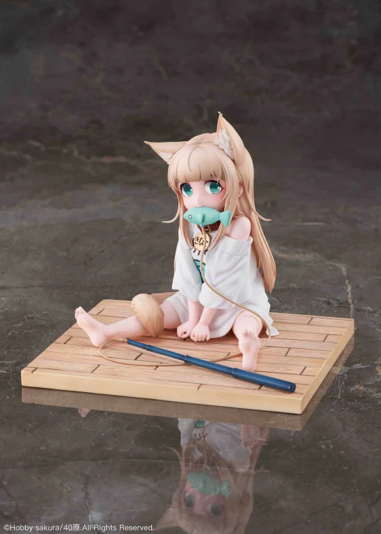 My Cat is a Kawaii Girl - Scale Figure - Kinako (Sit and Eat Fish Deluxe ver.)