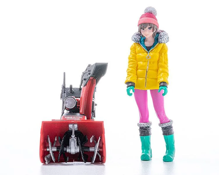 Original Character - PLAMAX - Minori with Honda Small Snow Plow HSS1170n (JX)