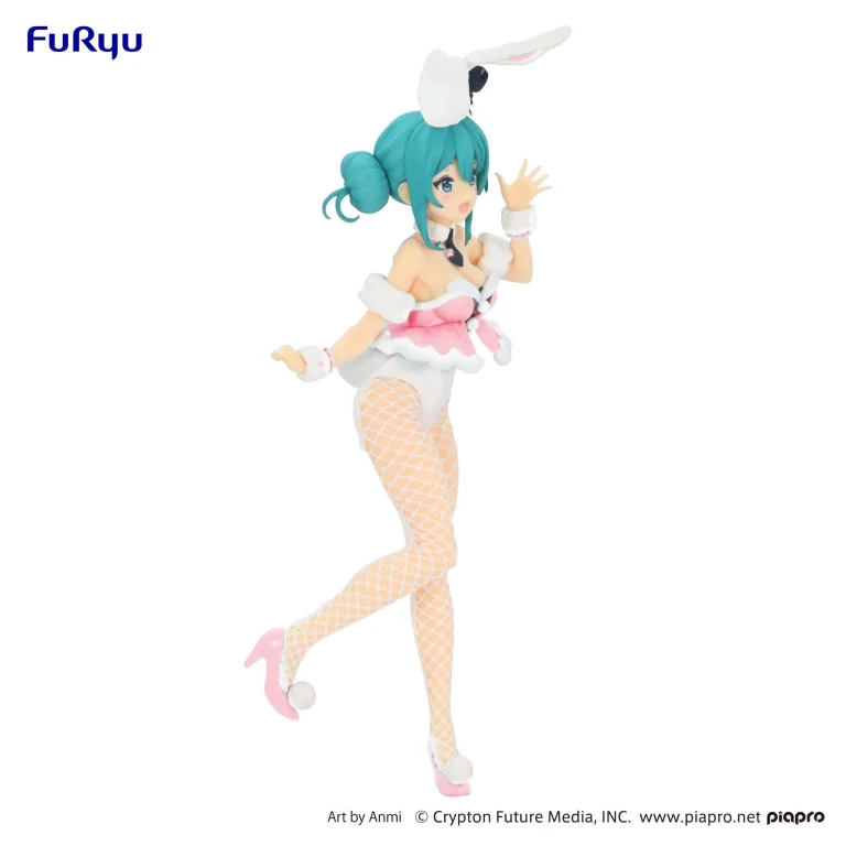 Character Vocal Series - BiCute Bunnies Figure - Miku Hatsune (White Rabbit Baby Pink)