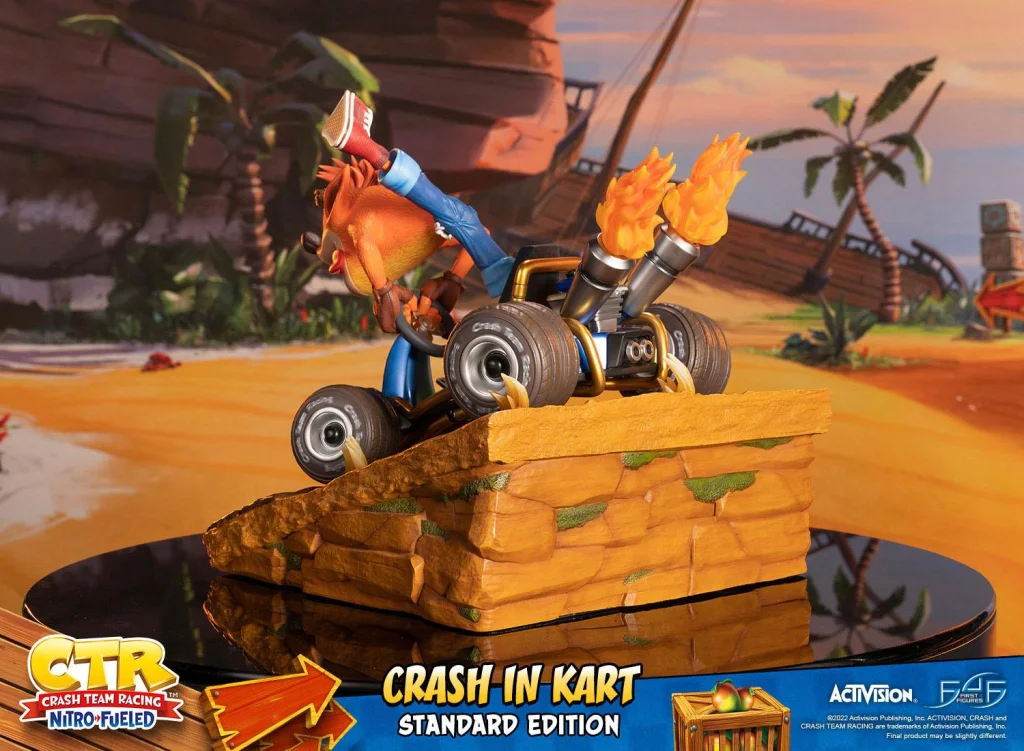 Crash Bandicoot - First 4 Figures - Crash in Kart