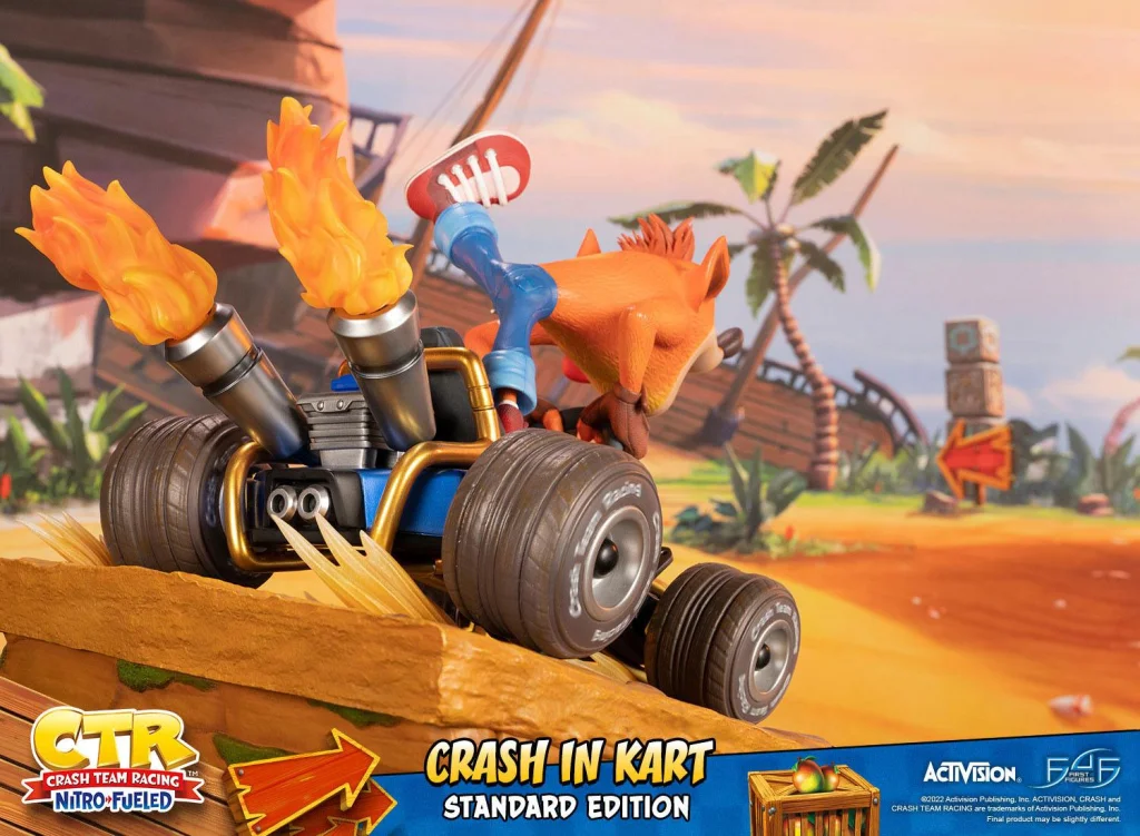 Crash Bandicoot - Non-Scale Figure - Crash in Kart