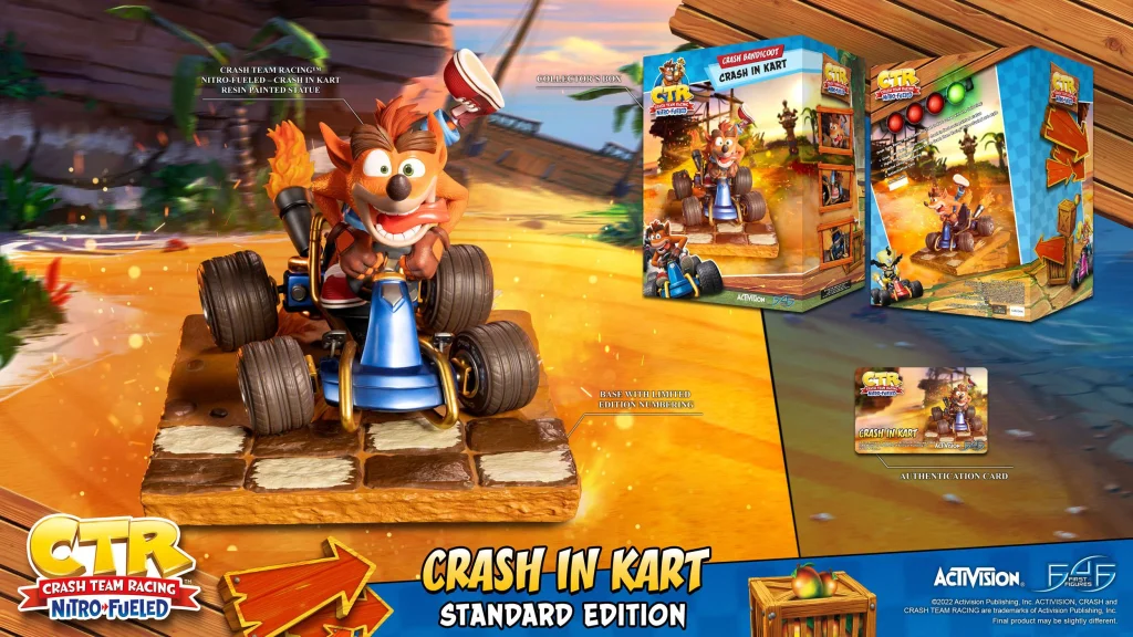 Crash Bandicoot - Non-Scale Figure - Crash in Kart