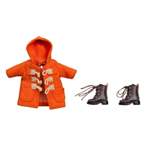 Produktbild zu Original Character - Nendoroid Zubeh&ouml;r - Warm Clothing Set: Boots & Duffle Coat (Orange)
