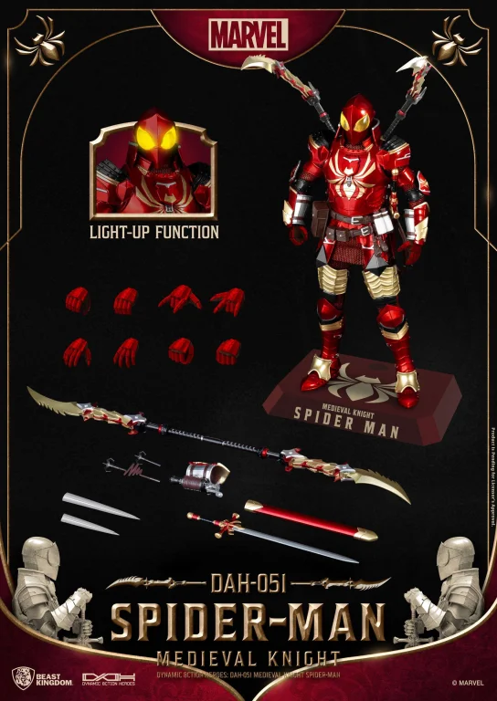 Marvel - Dynamic 8ction Heroes - Medieval Knight Spider-Man