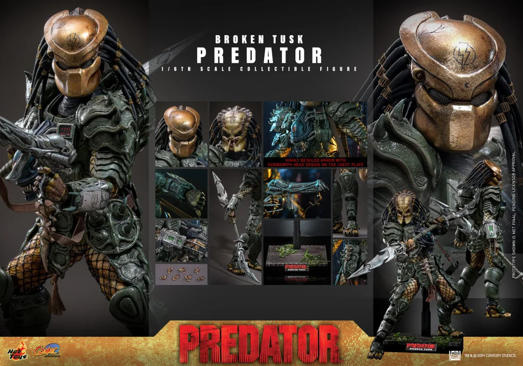 Alien vs. Predator - Scale Action Figure - Broken Tusk Predator