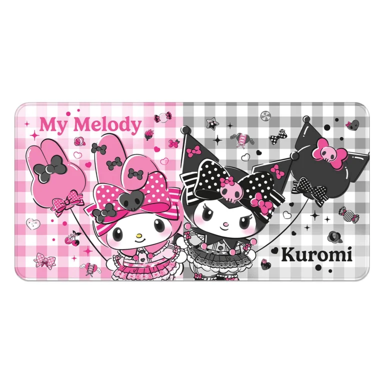 My Melody - Mousepad - My Melody & Kuromi (Pink Black Party Series)