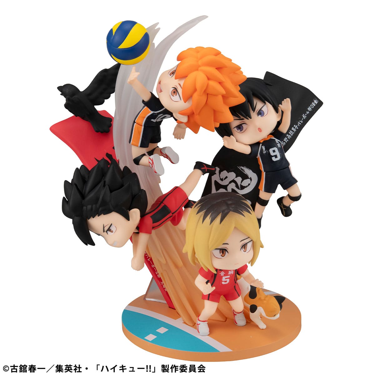 Set De Figuras Mini Haikyuu - Hinata Shōyō Y Kageyama Tobio, PVC, 6 Cm, Decoración De Escritorio