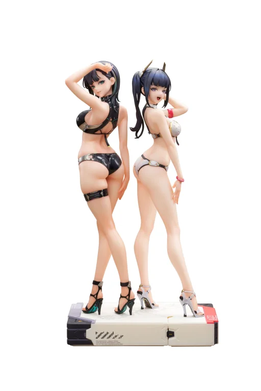 Tsubaki Harusame - SSR FIGURE - Konno Ao & Hakuyou Maruko (Set)