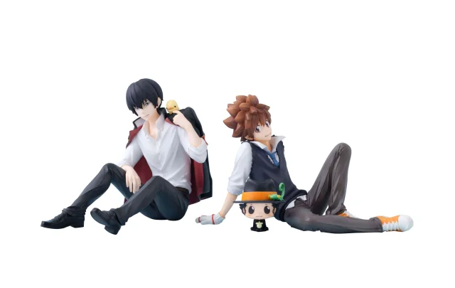 Produktbild zu Reborn! - G.E.M. Series - Kyōya Hibari, Hibird, Tsunayoshi Sawada & Reborn (Palm Size) (Set)