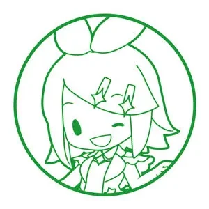 Character Vocal Series - Fuwapuchi Capsule Stamp Collection - Rin Kagamine (Stage SEKAI)