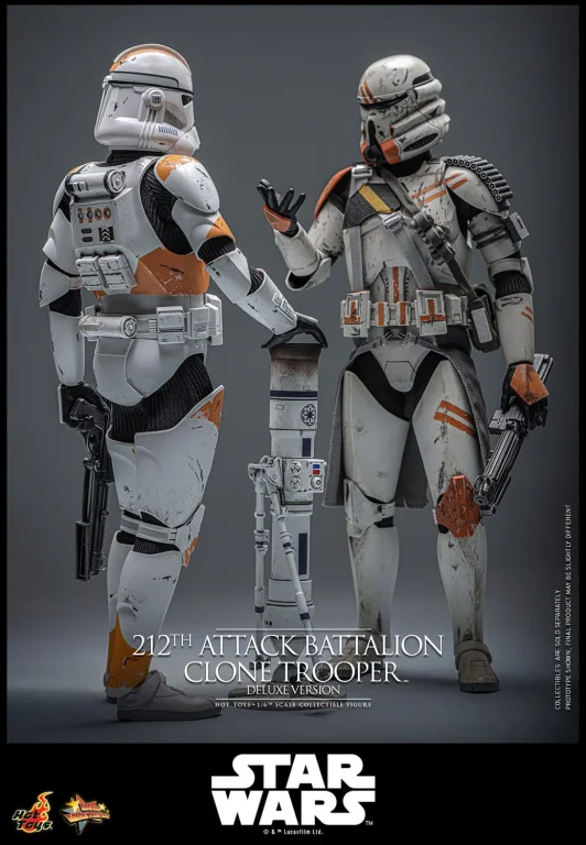 Star Wars - Scale Action Figure - 212th Attack Battalion Clone Trooper (Deluxe Version)