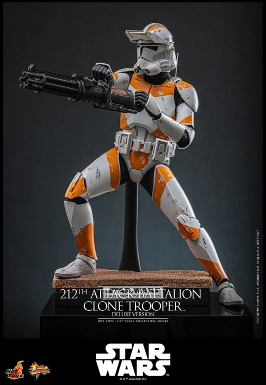 Star Wars - Scale Action Figure - 212th Attack Battalion Clone Trooper (Deluxe Version)