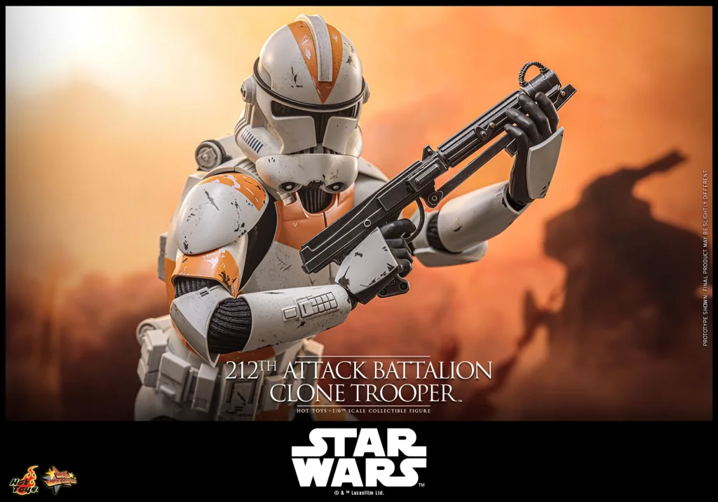 Star Wars - Scale Action Figure - 212th Attack Battalion Clone Trooper (Deluxe Version)