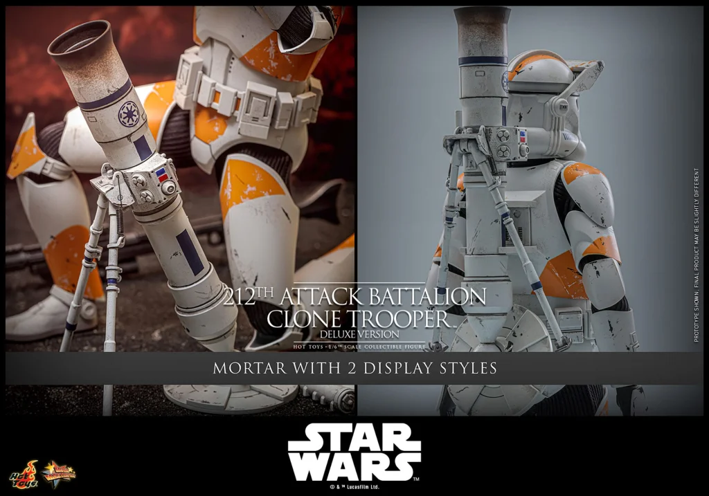 Star Wars - Scale Action Figure - 212th Attack Battalion Clone Trooper (Deluxe Version)