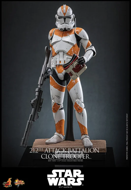 Star Wars - Scale Action Figure - 212th Attack Battalion Clone Trooper (Deluxe Version)