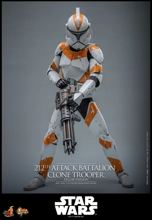 Star Wars - Scale Action Figure - 212th Attack Battalion Clone Trooper (Deluxe Version)