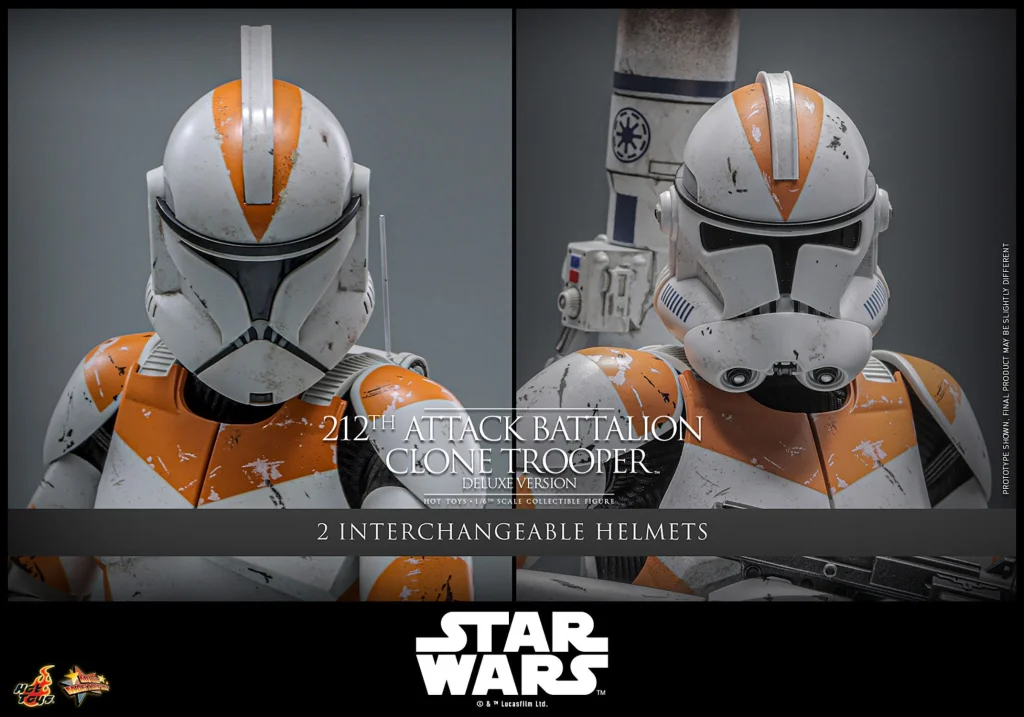 Star Wars - Scale Action Figure - 212th Attack Battalion Clone Trooper (Deluxe Version)