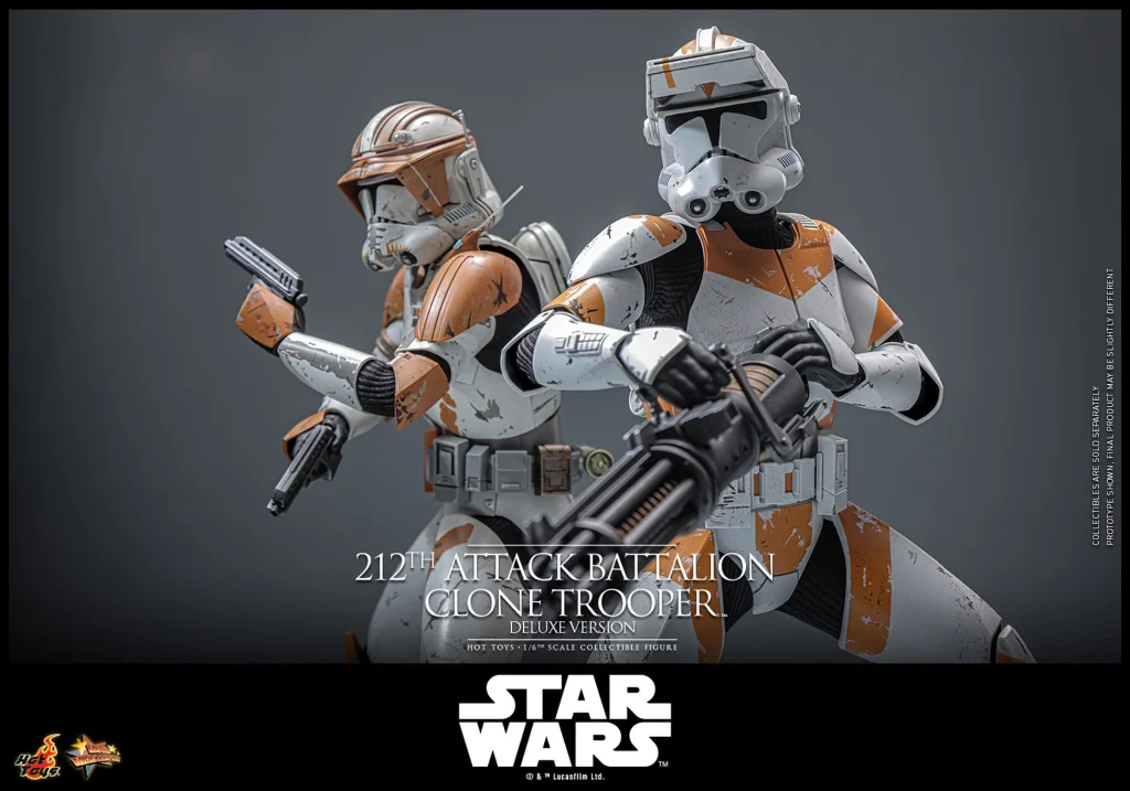 Star Wars - Scale Action Figure - 212th Attack Battalion Clone Trooper (Deluxe Version)