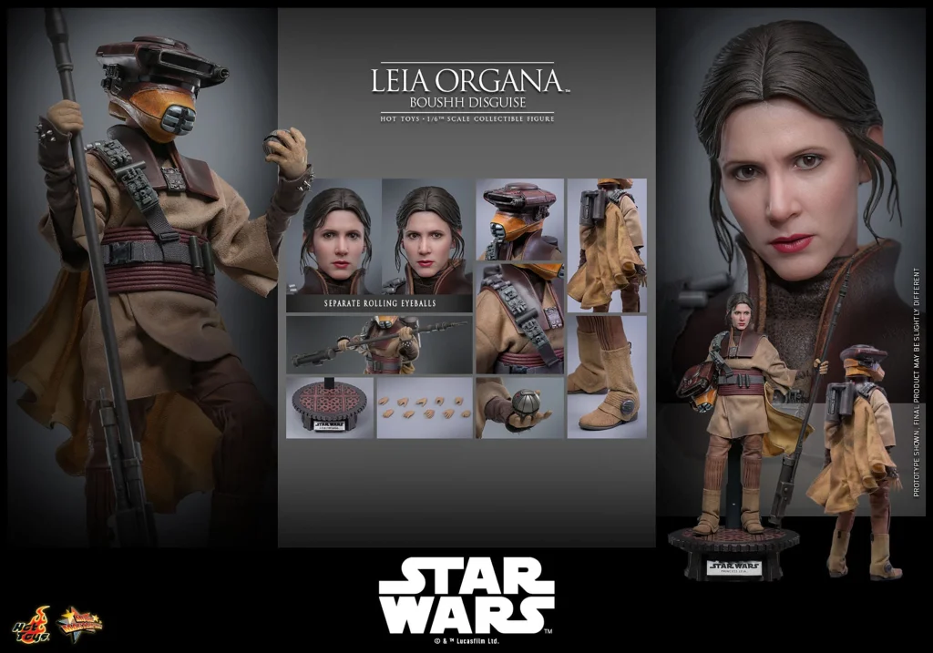 Star Wars - Scale Action Figure - Leia Organa (Boushh Disguise)