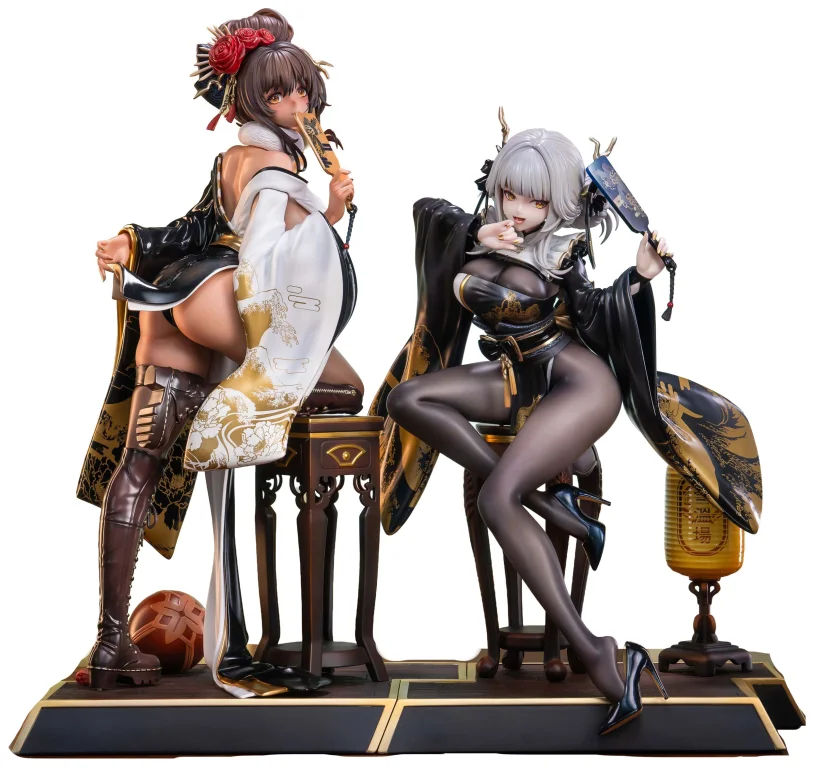 NIKKE - Scale Figure - Blanc (White Rabbit) & Noir (Black Rabbit) (Set)