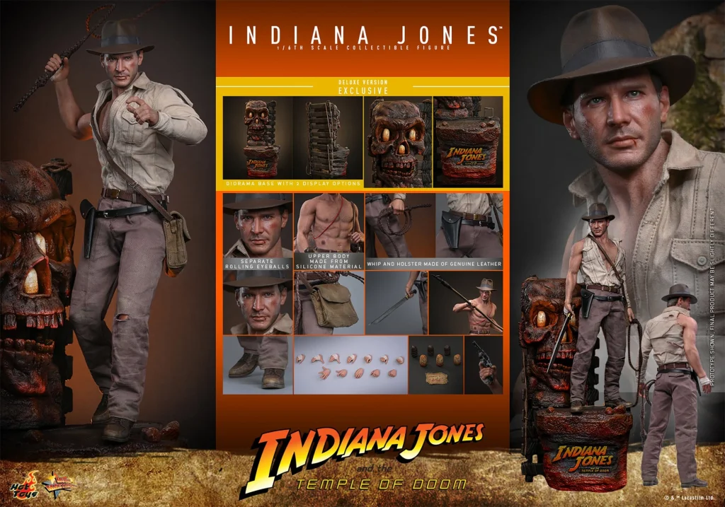 Indiana Jones - Scale Action Figure - Indiana Jones (Deluxe Version)
