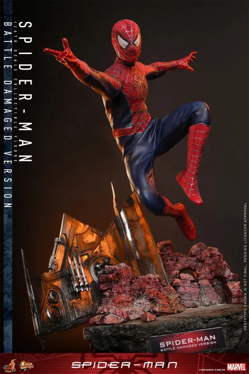 Spider-Man - Scale Action Figure - Spider-Man (Battle Damaged Version)