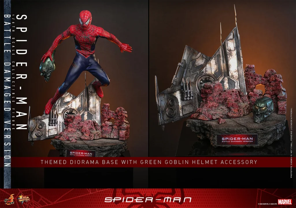 Spider-Man - Scale Action Figure - Spider-Man (Battle Damaged Version)