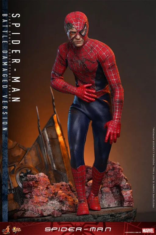 Spider-Man - Scale Action Figure - Spider-Man (Battle Damaged Version)