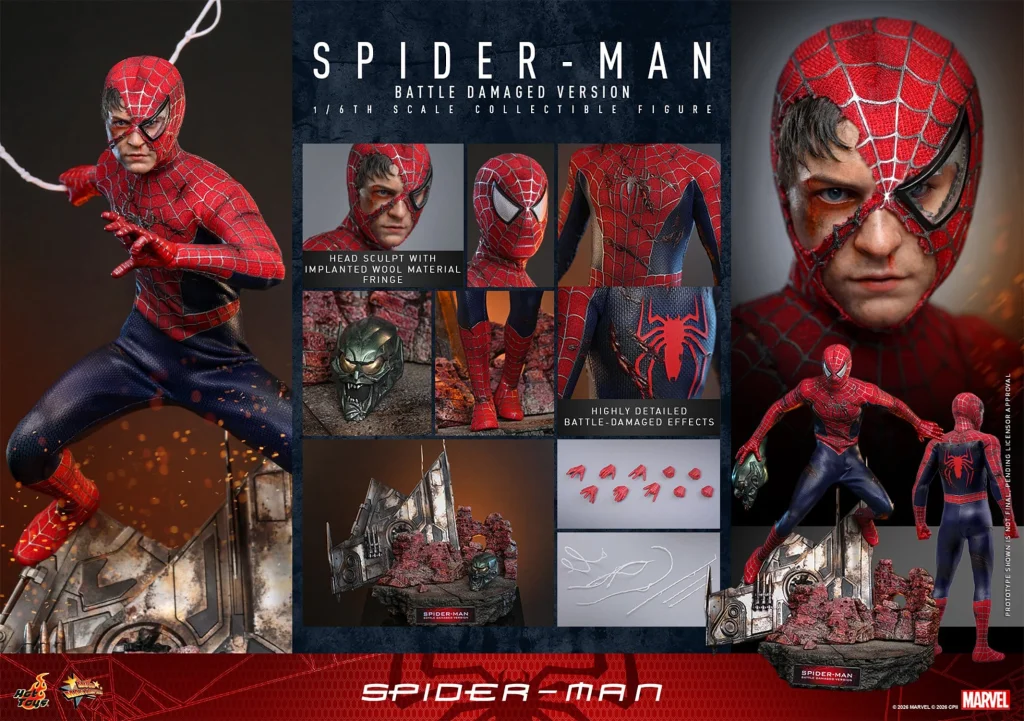 Spider-Man - Scale Action Figure - Spider-Man (Battle Damaged Version)