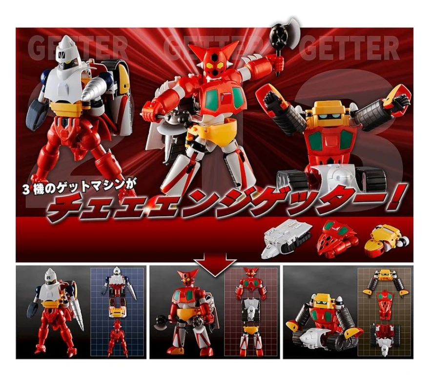 Getter Robo - Action Figure - Dynamic Change Getter Robo