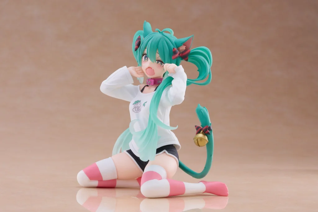 Character Vocal Series - Desktop Cute - Miku Hatsune (Nekomimi T-Shirt ver.)