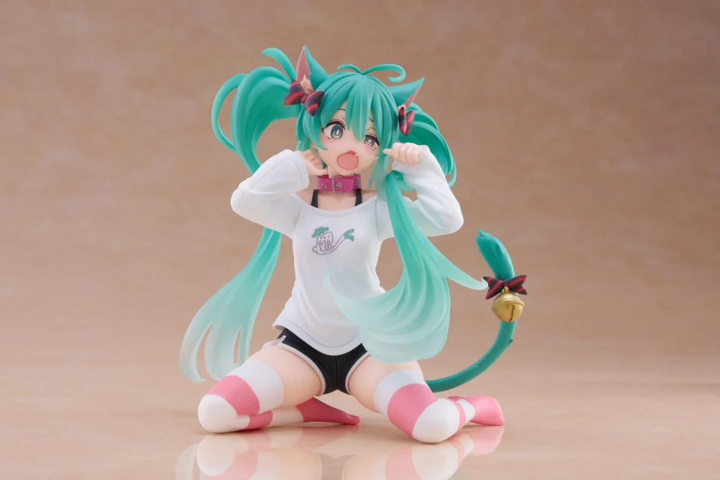 Character Vocal Series - Desktop Cute - Miku Hatsune (Nekomimi T-Shirt ver.)