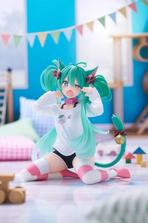 Character Vocal Series - Desktop Cute - Miku Hatsune (Nekomimi T-Shirt ver.)