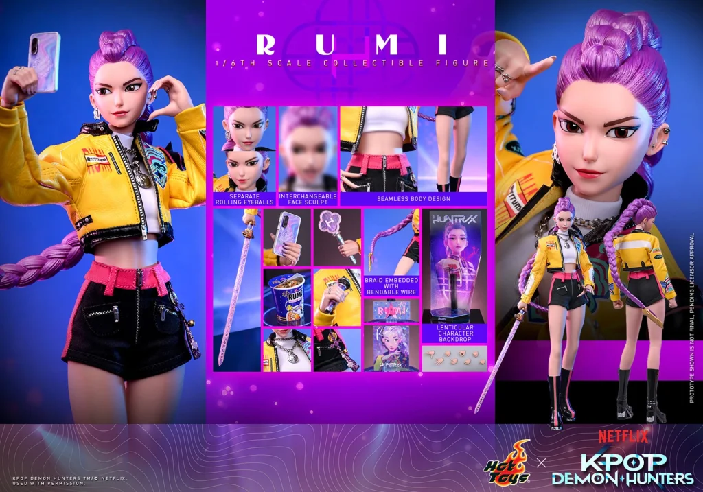 KPop Demon Hunters - Scale Action Figure - Rumi Kang